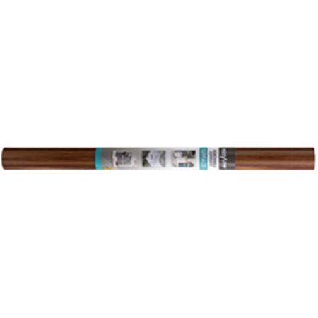 Shurtape Shurtape 286460 20 in. x 15 ft. EasyLiner Adhesive Laminate Shelf Liner; Dark Oak 286460